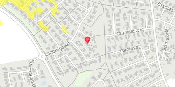 Trafikstøjkort på Lodbrogsvej 21, . , 8660 Skanderborg