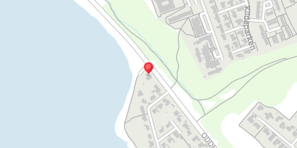 Trafikstøjkort på Oddervej 24, 8660 Skanderborg