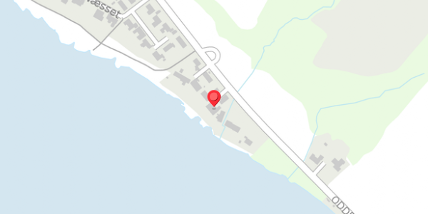 Trafikstøjkort på Oddervej 28, 8660 Skanderborg
