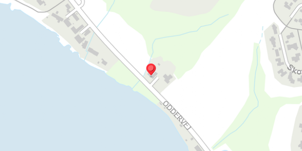 Trafikstøjkort på Oddervej 29, 8660 Skanderborg
