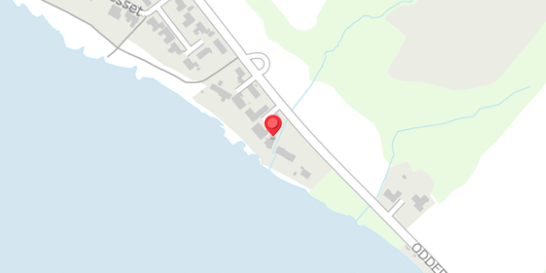 Trafikstøjkort på Oddervej 30A, 8660 Skanderborg