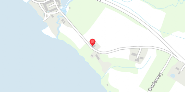Trafikstøjkort på Oddervej 86, 8660 Skanderborg