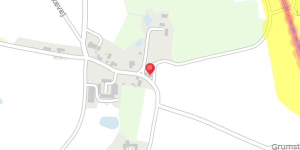Trafikstøjkort på Ustrupvej 21, 8660 Skanderborg