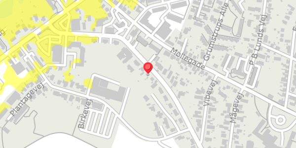 Trafikstøjkort på Vestergade 113, . , 8660 Skanderborg