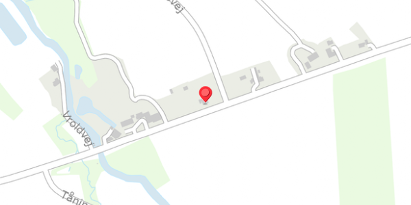 Trafikstøjkort på Vroldvej 190, 8660 Skanderborg