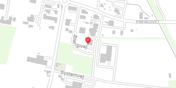 Trafikstøjkort på Energivej 8A, 8963 Auning