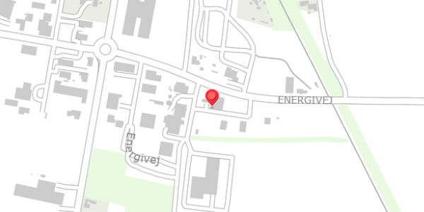 Trafikstøjkort på Energivej 22, 8963 Auning