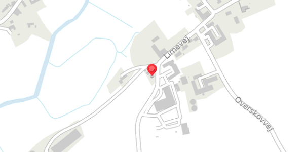 Trafikstøjkort på Limevej 14, . , 8963 Auning