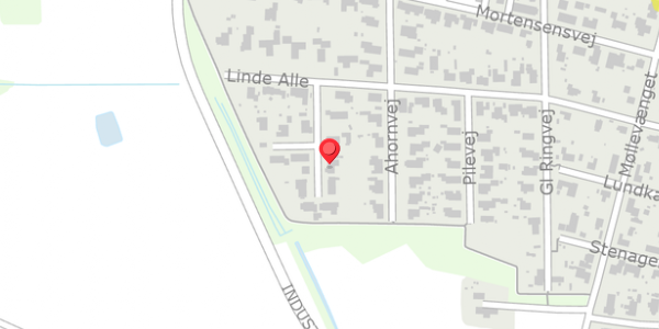 Trafikstøjkort på Linde Alle 39, . , 8963 Auning