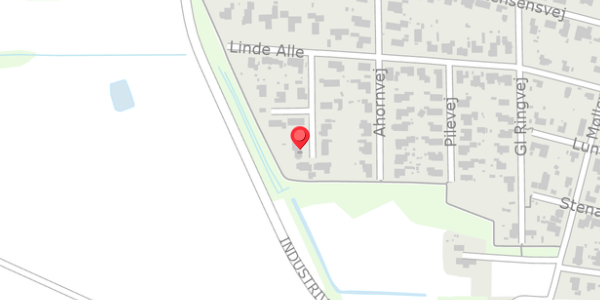 Trafikstøjkort på Linde Alle 47, . , 8963 Auning