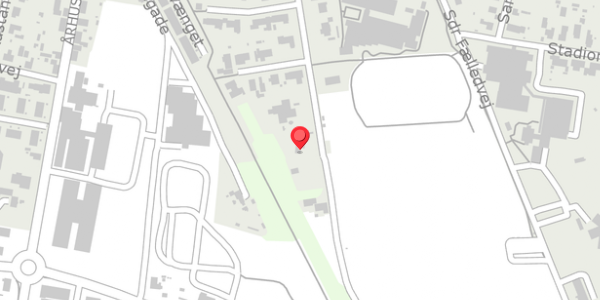 Trafikstøjkort på Nyvangsvej 42, . , 8963 Auning