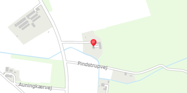 Trafikstøjkort på Pindstrupvej 9, 8963 Auning