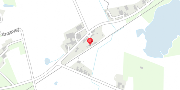 Trafikstøjkort på Ansøvej 13, 8653 Them