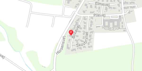 Trafikstøjkort på Birkevej 10, 8653 Them