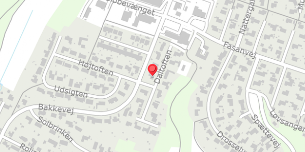 Trafikstøjkort på Daltoften 4, 8654 Bryrup