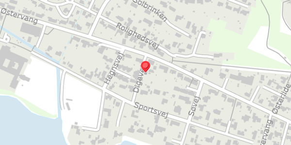 Trafikstøjkort på Digevej 2, . , 8654 Bryrup
