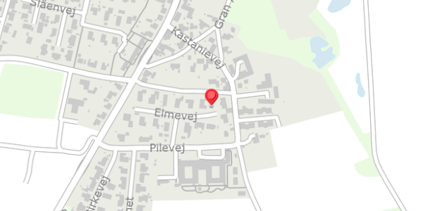 Trafikstøjkort på Elmevej 13, 8653 Them