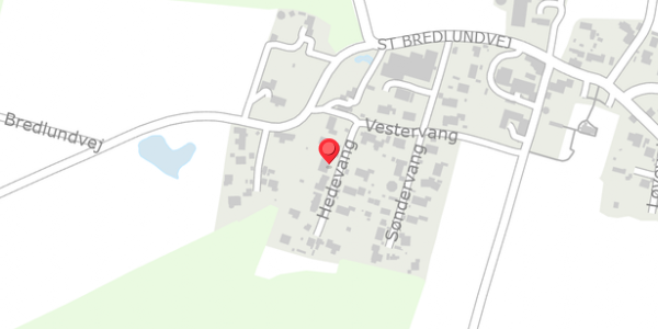 Trafikstøjkort på Hedevang 6, . , 8654 Bryrup