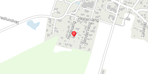 Trafikstøjkort på Hedevang 7, 8654 Bryrup