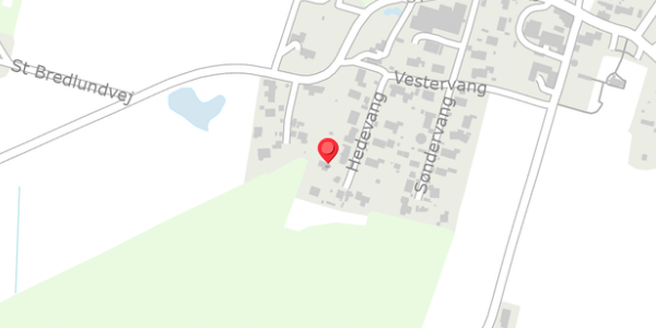 Trafikstøjkort på Hedevang 12, . , 8654 Bryrup