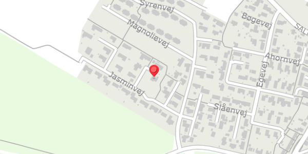 Trafikstøjkort på Jasminvej 2, 8653 Them