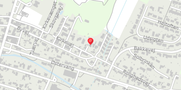 Trafikstøjkort på Kirkevej 19, . , 8654 Bryrup