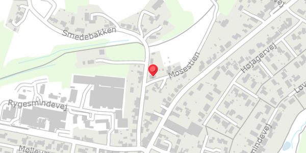 Trafikstøjkort på Mosestien 1, . , 8653 Them