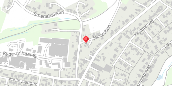 Trafikstøjkort på Mosestien 4, . , 8653 Them
