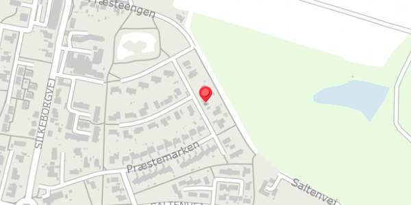 Trafikstøjkort på Præstemarken 7, 8653 Them