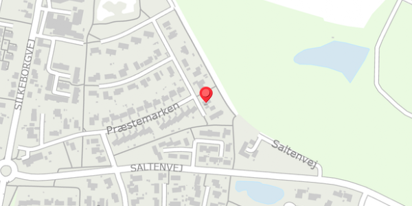 Trafikstøjkort på Præstemarken 13, 8653 Them