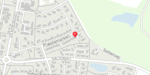 Trafikstøjkort på Præstemarken 17, 8653 Them