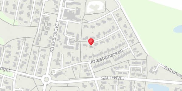 Trafikstøjkort på Præstemarken 26, . , 8653 Them