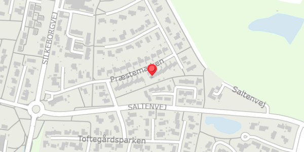 Trafikstøjkort på Præstemarken 27, 8653 Them