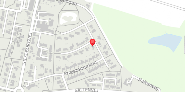 Trafikstøjkort på Præstemarken 36, 8653 Them