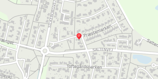 Trafikstøjkort på Præstemarken 41, 8653 Them