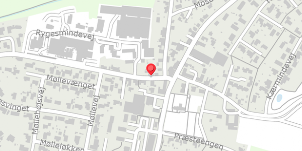 Trafikstøjkort på Rustrupvej 4, 8653 Them