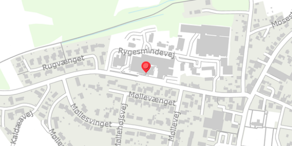 Trafikstøjkort på Rustrupvej 16, 8653 Them