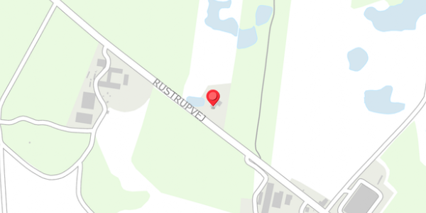 Trafikstøjkort på Rustrupvej 28, 8653 Them