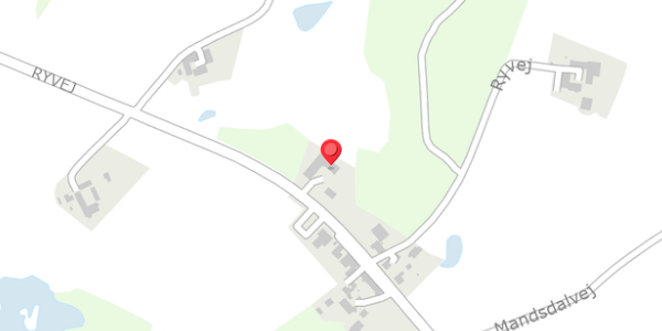 Trafikstøjkort på Ryvej 13, 8653 Them