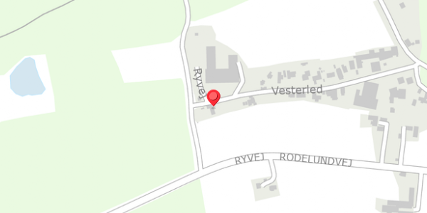Trafikstøjkort på Ryvej 37A, 8680 Ry