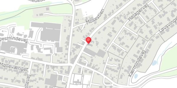 Trafikstøjkort på Silkeborgvej 13, 8653 Them