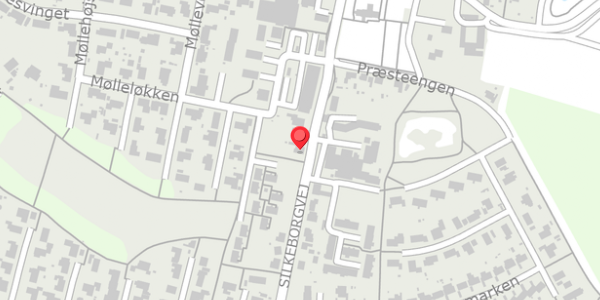 Trafikstøjkort på Silkeborgvej 76, . , 8653 Them