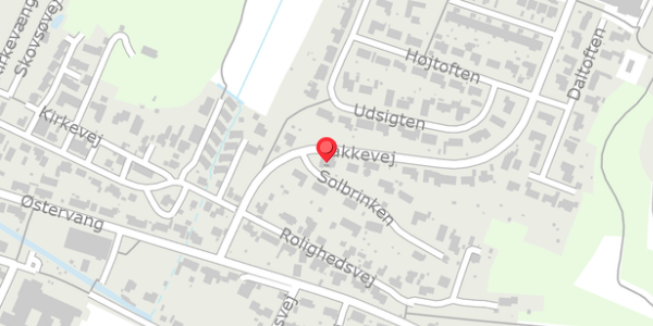 Trafikstøjkort på Solbrinken 1, . , 8654 Bryrup