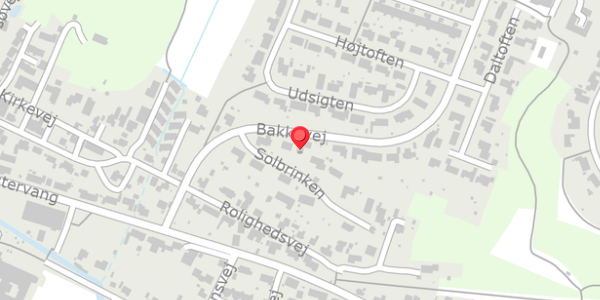 Trafikstøjkort på Solbrinken 5, . , 8654 Bryrup