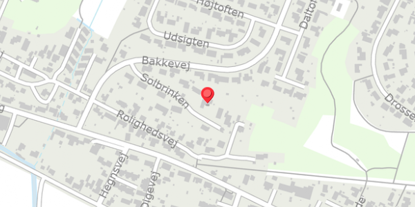 Trafikstøjkort på Solbrinken 11, . , 8654 Bryrup