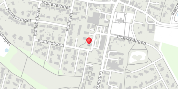 Trafikstøjkort på Them-Centret 14, 8653 Them