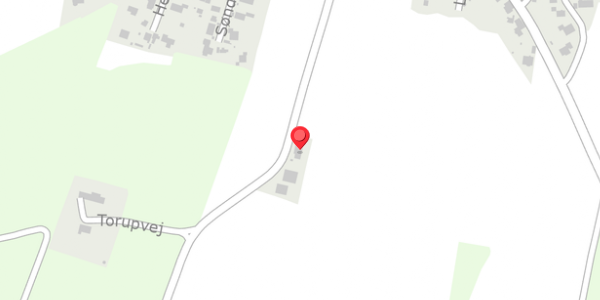 Trafikstøjkort på Torupvej 1, . , 8654 Bryrup