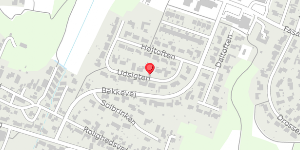 Trafikstøjkort på Udsigten 6, 8654 Bryrup