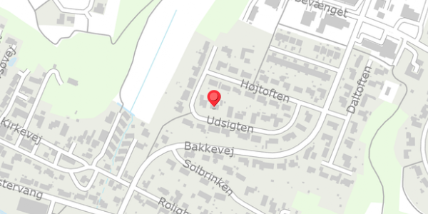 Trafikstøjkort på Udsigten 12, . , 8654 Bryrup