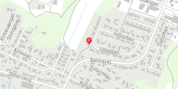 Trafikstøjkort på Udsigten 19, . , 8654 Bryrup
